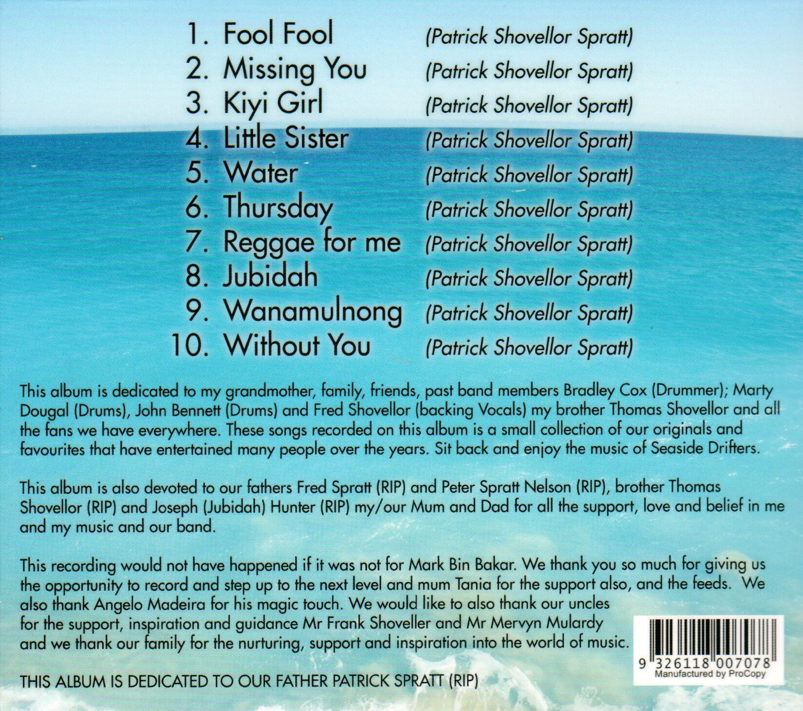 Missing You Rear Cover